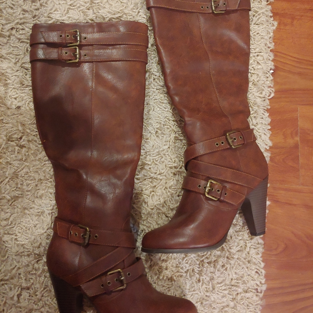 Brown Heel Boot